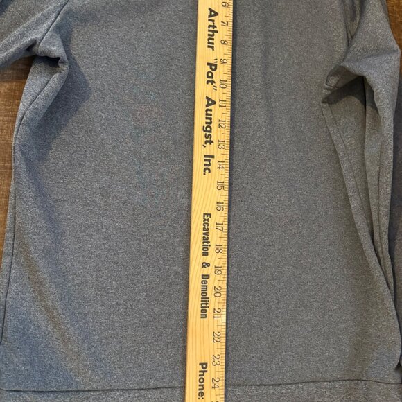 Nike Dri-Fit Gray Pullover Hoodie Sweatshirt Mens Sz M Center Swope - Picture 7 of 7
